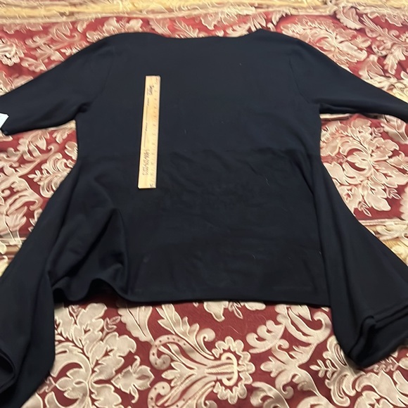 Brand new women’s black long top tunic size large Alfani - Picture 6 of 7